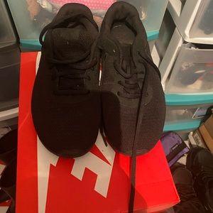 Black Nike shoes